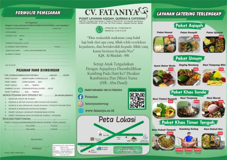BROSUR Jasa Aqiqah Serang Cilegon