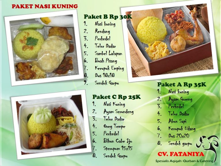 Menu catering terbaik serang cilegon