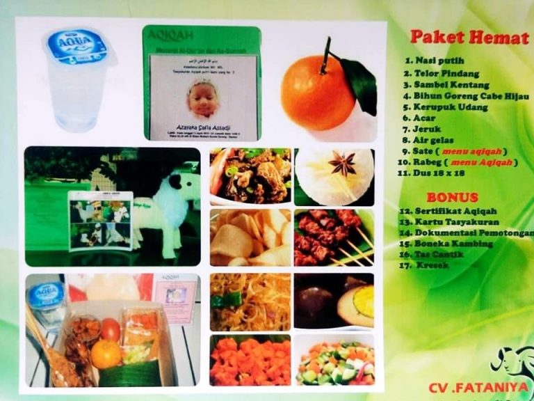 Jasa Aqiqah Serang Cilegon