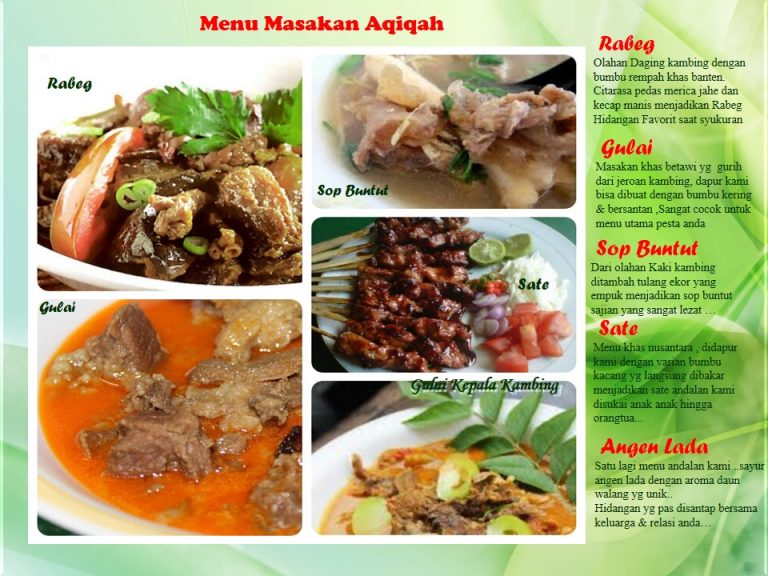 Jasa Aqiqah Serang Cilegon